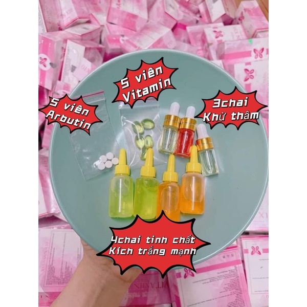 [Chính Hãng] Set Kích Trắng Vitamin X10 Myô(mua 3set tặng 1h trộn kem)