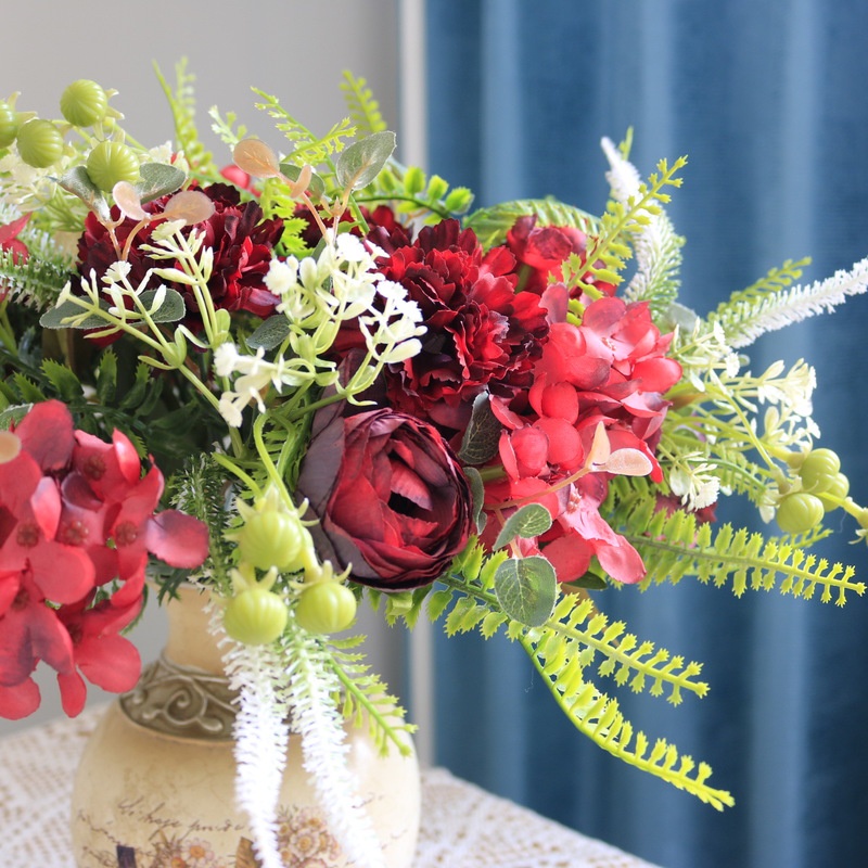 Bó Hoa Sen Nở Giả Dùng Trang Trí Tiệc Cưới / Sân Khấu