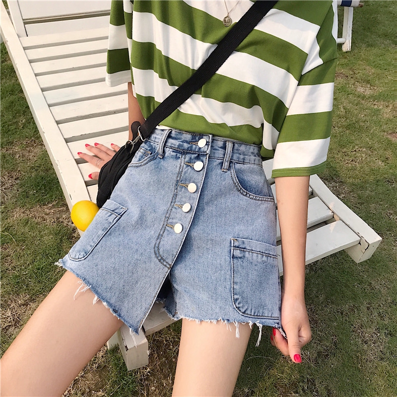Quần Short Denim Thời Trang Mùa Hè Năng Động | BigBuy360 - bigbuy360.vn