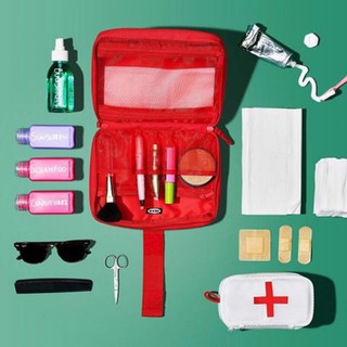 TÚI ĐỰNG ĐỒ DU LỊCH CÁ NHÂN TOILETRY IKEA ĐỎ