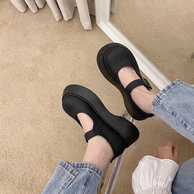 Giày Lolita Độn Đế