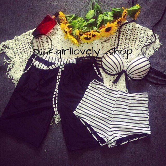 Bikini combo đồ bơi cặp đi biển Bella