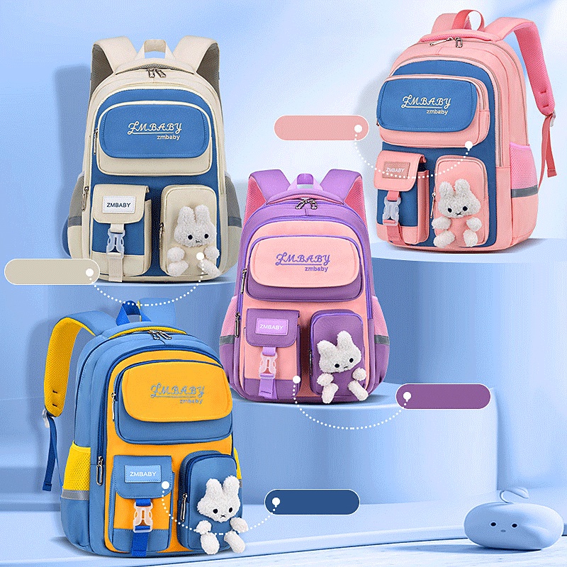 [LOẠI 1] Balo nữ học sinh sinh viên ZMBABY Thời trang nam nữ cute balo đi học, đi chơi cấp 1 2 3