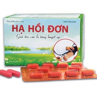HẠ HỒI ĐƠN – Hỗ trợ hạ huyết áp, phòng ngừa tai biến do cao huyết áp (60 viên)