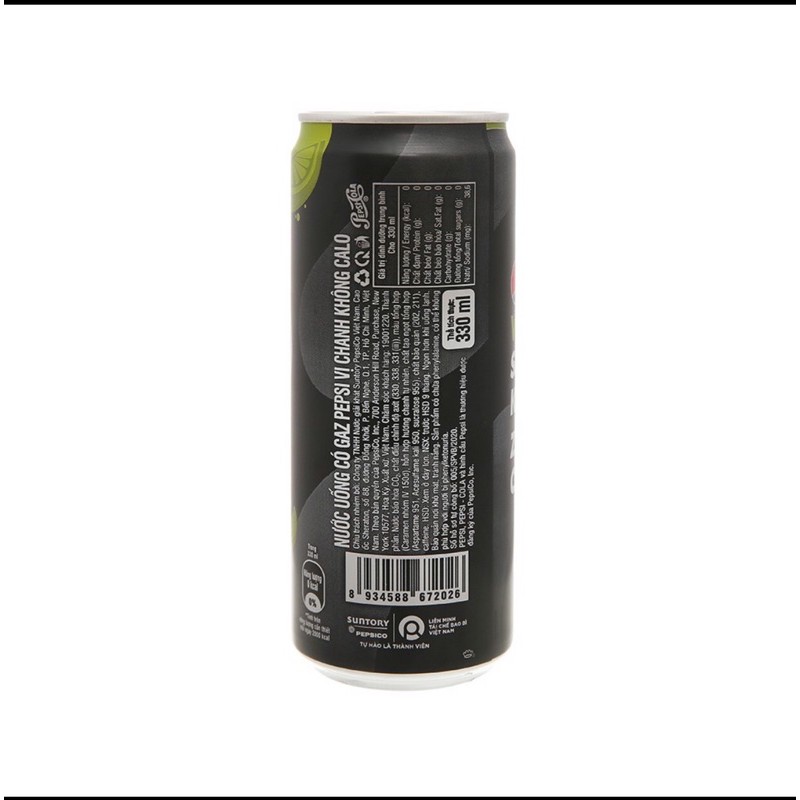 PEPSI VỊ CHANH KHÔNG CALO(1 lon) | BigBuy360 - bigbuy360.vn