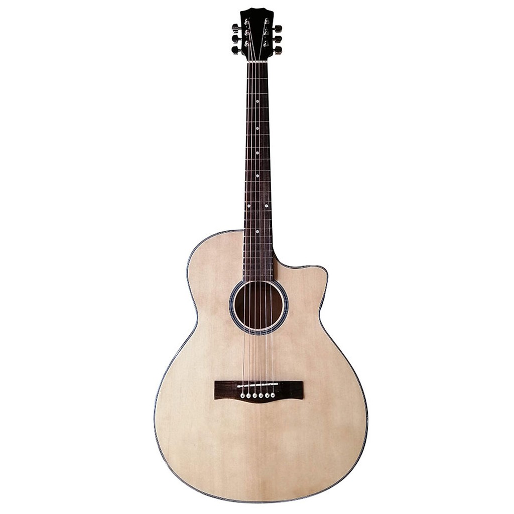 Đàn Guitar Acoustic Dáng A Size 40 Inch Gỗ Tự Nhiên Có Ty Chỉnh Cần