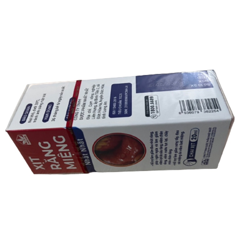 Xịt Răng Miệng Nhất Nhất - Hỗ Trợ Làm Giảm Đau Nhức Răng - Top1 Pharmacy