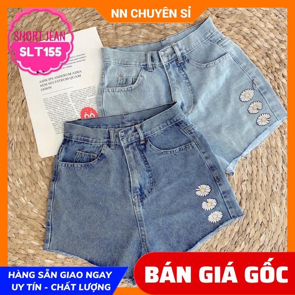 QUẦN SHORT JEAN CỰC CHẤT SLT155 ⚡ẢNH THẬT⚡ SHORT NỮ