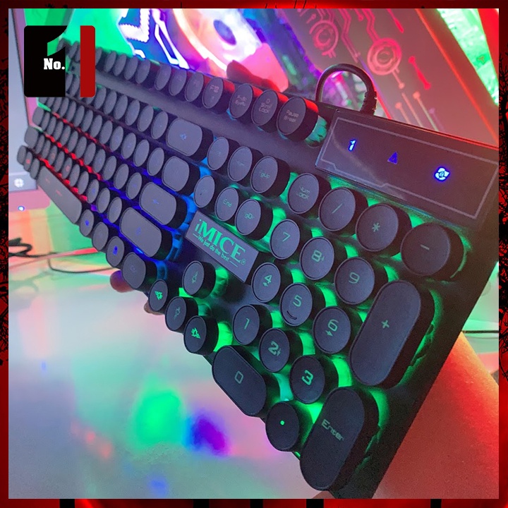 Bàn Phím Gaming Máy Tính IMICE AK800 Led Rgb Bàn Phím Vi Tính Laptop Pc Chơi Game Có Dây