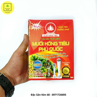 Muối Hồng Tiêu dưỡng sinh đặc sản Phú quốc an toàn cho sức khỏe -500g/hộp
