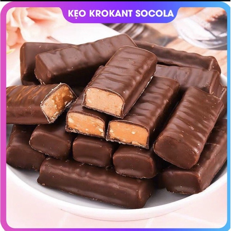 Kẹo Nga socola tím giòn 500g