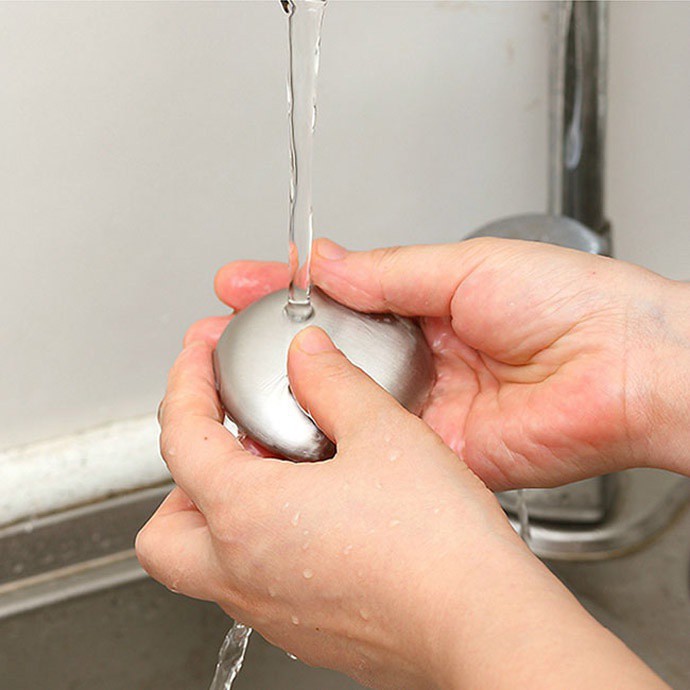 XÀ PHÒNG VIÊN INOX KHỬ MÙI TANH sau khi làm thịt cá thông dụng cho nhà bếp của bạn – 087