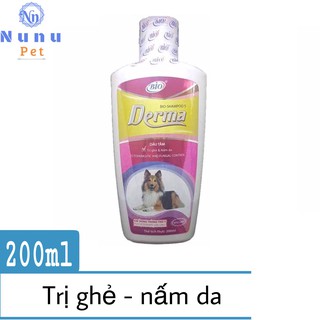 Sữa tắm trị ve ghẻ, nấm da chó mèo - Bio Derma 200ml