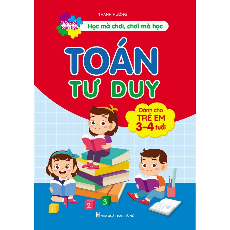 Sách - Combo Toán tư duy cho bé 3-4 tuổi; 4-6 tuổi và 5 - 7 tuổi (3 cuốn)