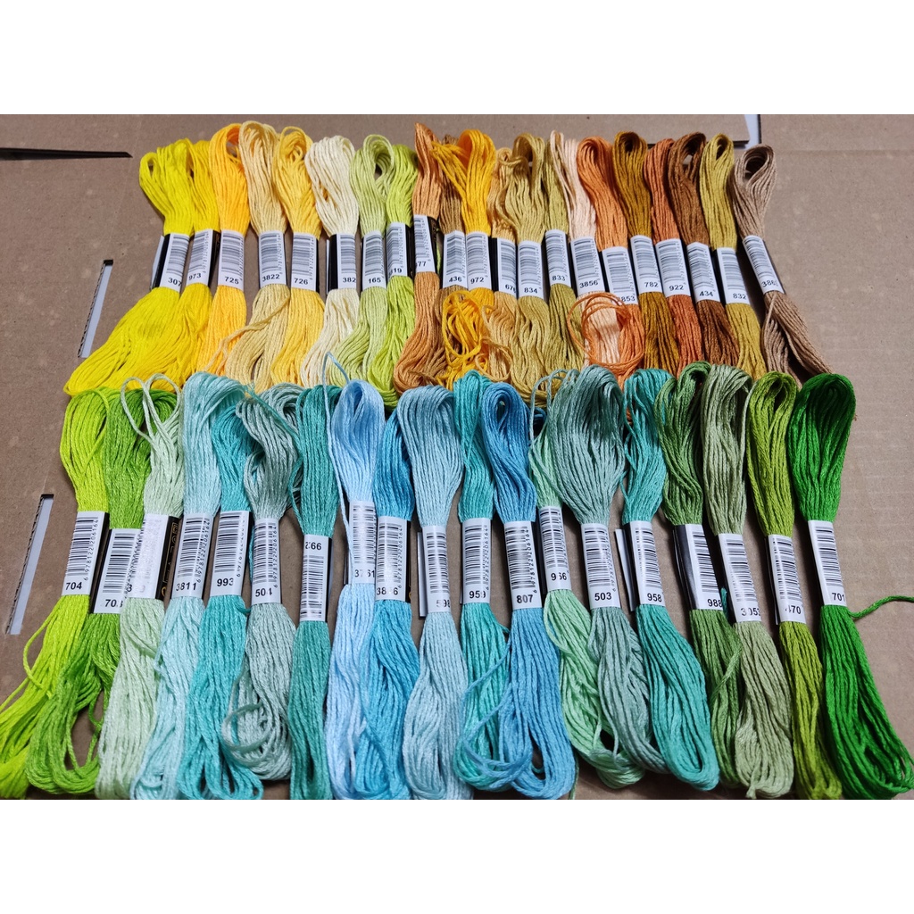 Set chỉ thêu tay 50 màu, 100 màu, 150 màu cực đẹp