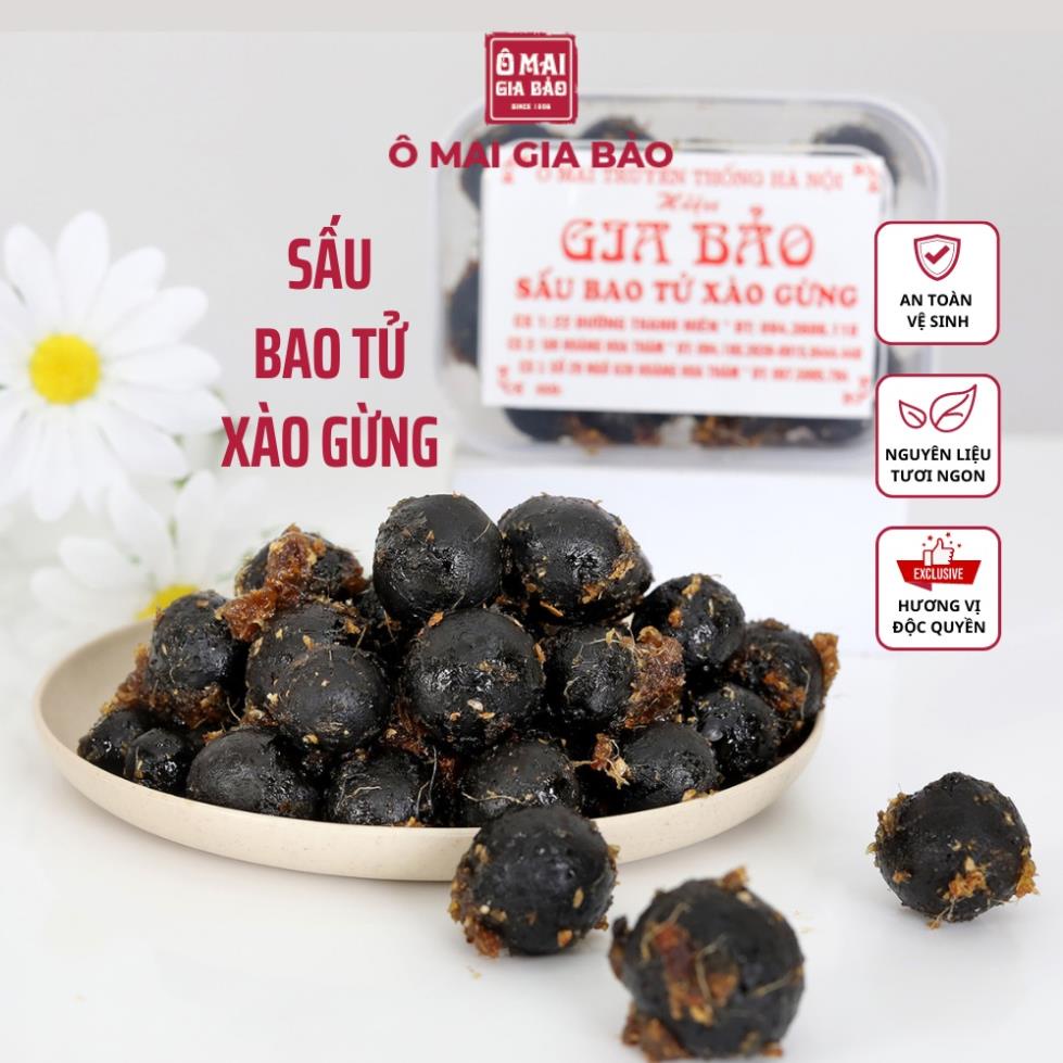 Ô Mai Xí Muội Sấu Tươi Xào Gừng Gia Truyền