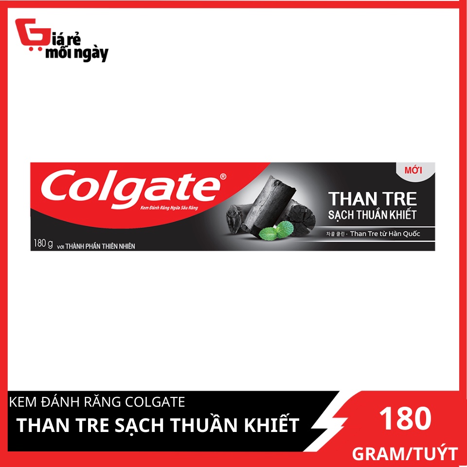 Kem đánh răng Colgate Than tre sạch thuần khiết 180g