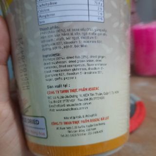Cháo cá sấy thăng hoa Asuzac