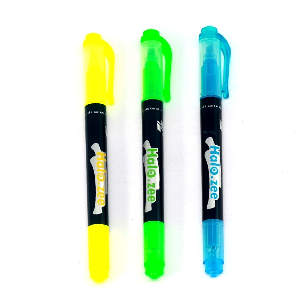 Bút viết dạ quang đánh dấu nhớ dòng Thiên Long HL03 Halo.zee twin highlighter HL03