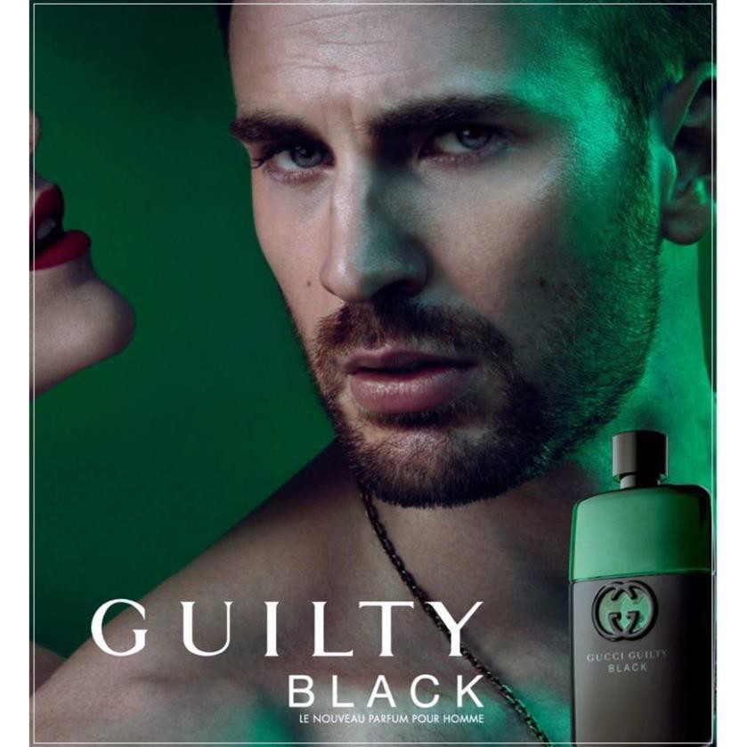 Nước Hoa Nam - Gucci Guilty Black Pour Homme 90ml . Chính Hãng Cao Cấp