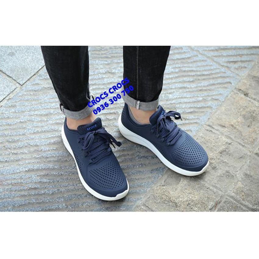 GIÀY NHỰA C.ROC.S LITERIDE PACER XỊN ĐÉT CHO NAM MÀU NAVY | BigBuy360 - bigbuy360.vn