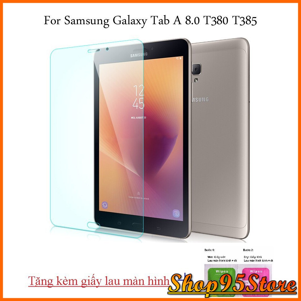 Kính Cường Lực Samsung Galaxy Tab A 8.0 2017 T380 T385 trong suốt bảo vệ màn hình