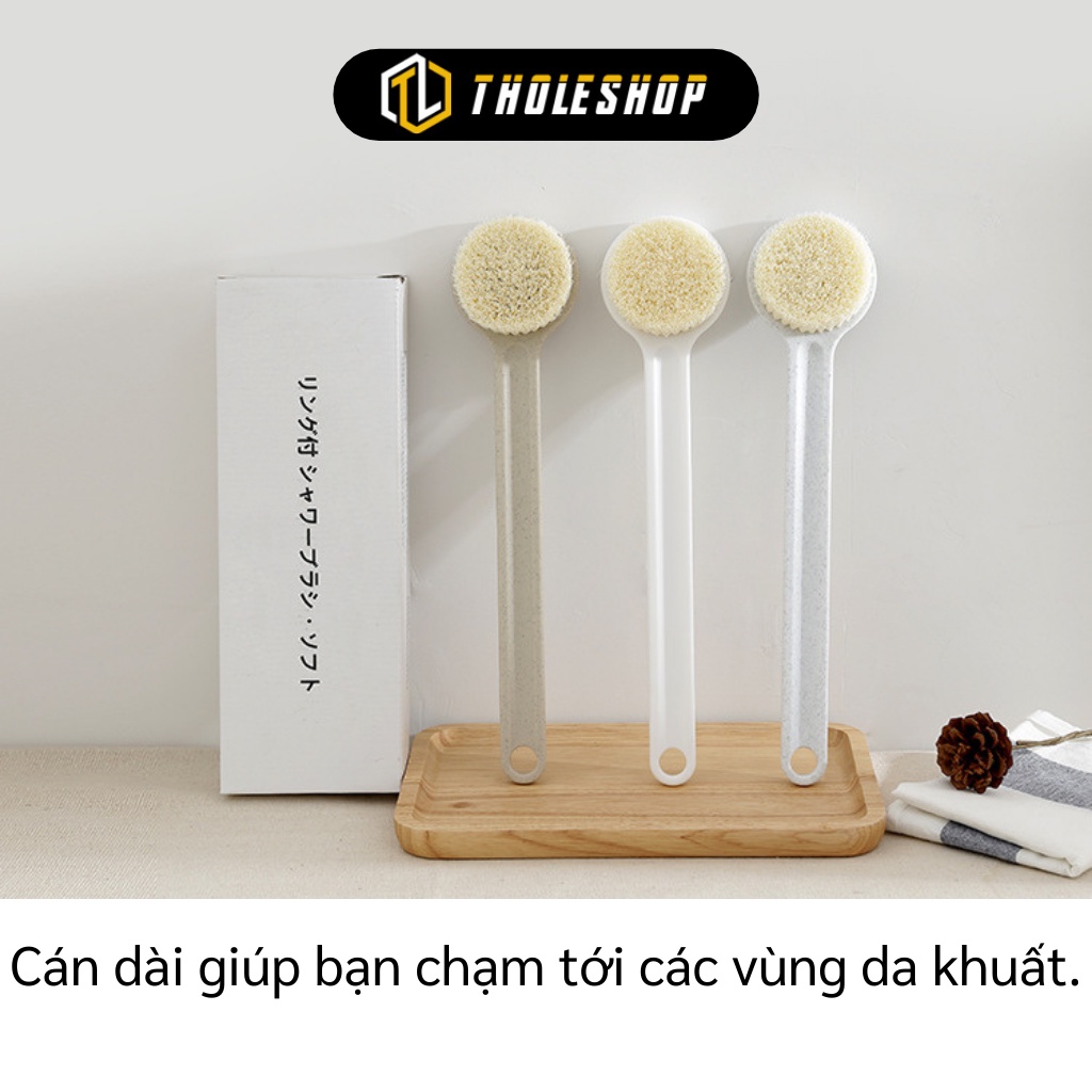 Cọ Tắm - Bàn Chải Chà Lưng Cán Dài Nhật Bản, Làm Sạch Tế Bào Chết 5078