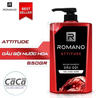 Dầu gội cao cấp Romano Attitude 650g hương nước hoa