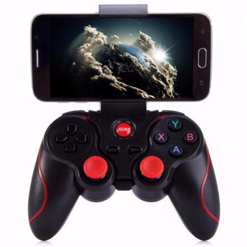 FREESHIP Tay cầm chơi game bluetooth kèm giá đỡ T3/X3 tặng kèm túi đựng điện thoại chống nước NEW 2019