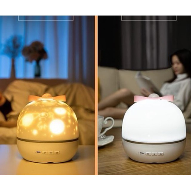 Đèn ngủ chiếu sao vũ trụ đại dương sinh nhật cổ tích xoay tự động dùng trang trí phòng ngủ tuyệt đẹp có sẵn