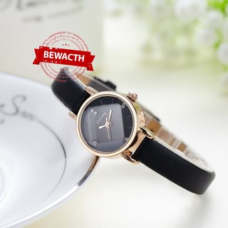 Đồng hồ nữ dây da Bewatch Đen