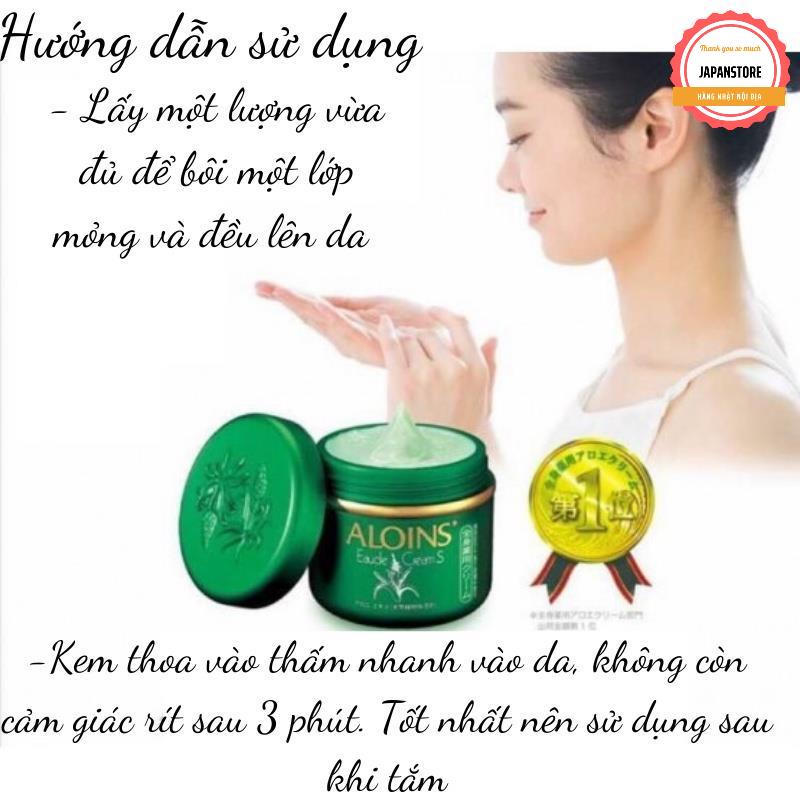 Kem Dưỡng Trắng Da Toàn Thân Lô Hội Aloins Eaude Cream S Nhật Bản⚡FREE SHIP⚡Nuôi dưỡng làn da sáng mịn, tạo độ ẩm cho da | BigBuy360 - bigbuy360.vn