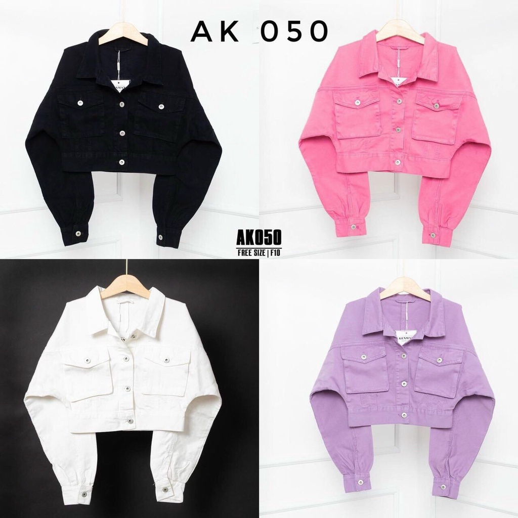 ÁO KHOÁC JEAN NỮ DÁNG CROPTOP NHIỀU MÀU HOT TRẺ TRUNG - NĂNG ĐỘNG - THỜI TRANG MÙA HÈ