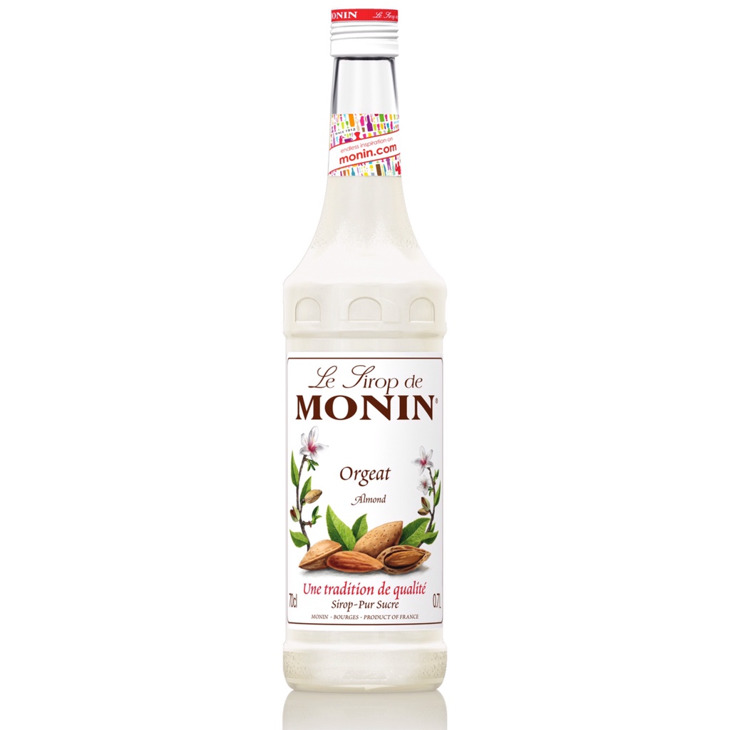 Siro monin hạnh nhân (Almond)  chai 700ml. Hàng công ty có sẵn giao ngay