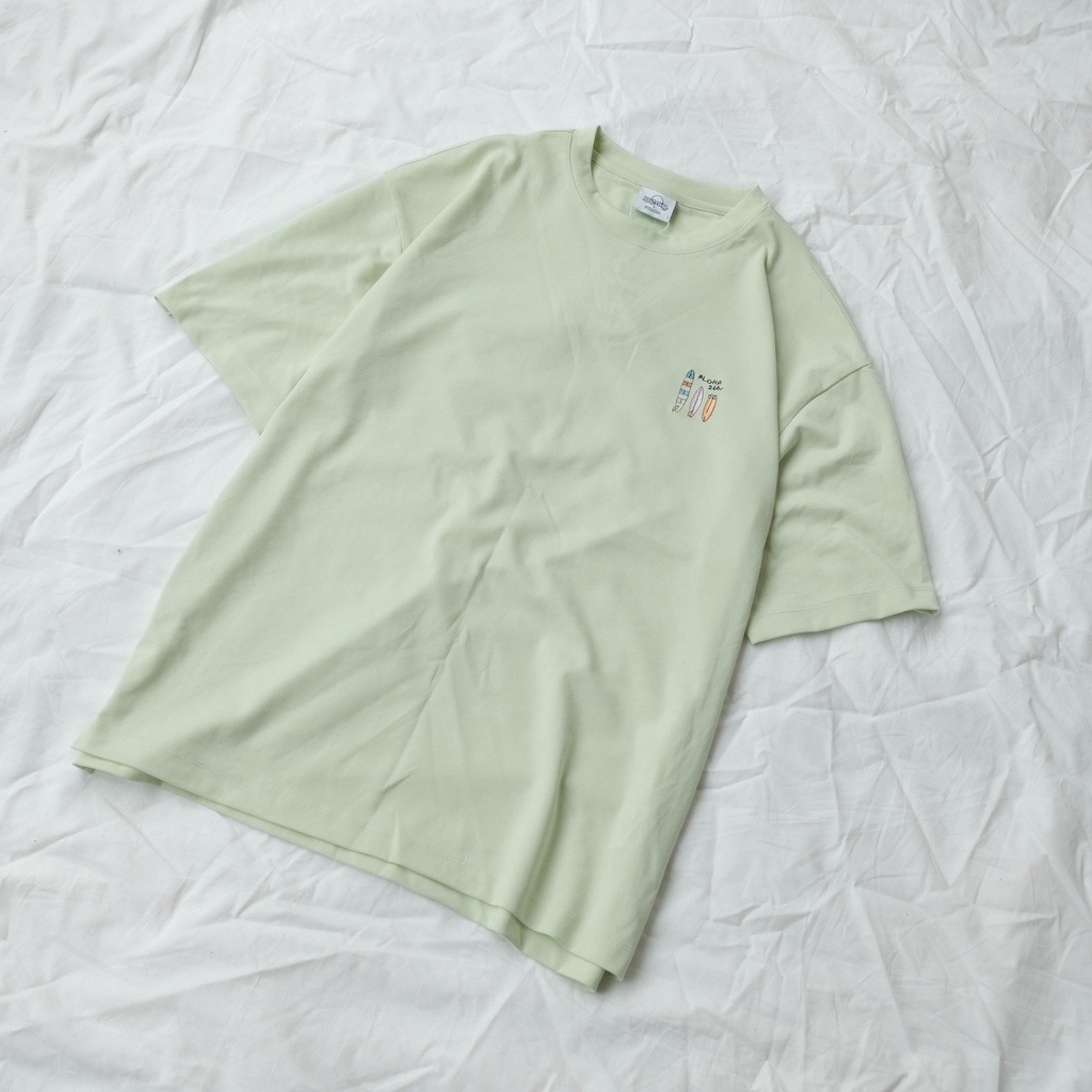 Áo Thun Tay Ngắn Polham Thêu Hình Hình Đáng Yêu Phong Cách Hàn Quốc