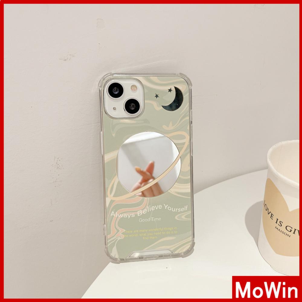 Ốp điện thoại acrylic có mặt gương trang điểm thích hợp cho iPhone 11 13 Pro Max 12 Pro Max 7 Plus XR