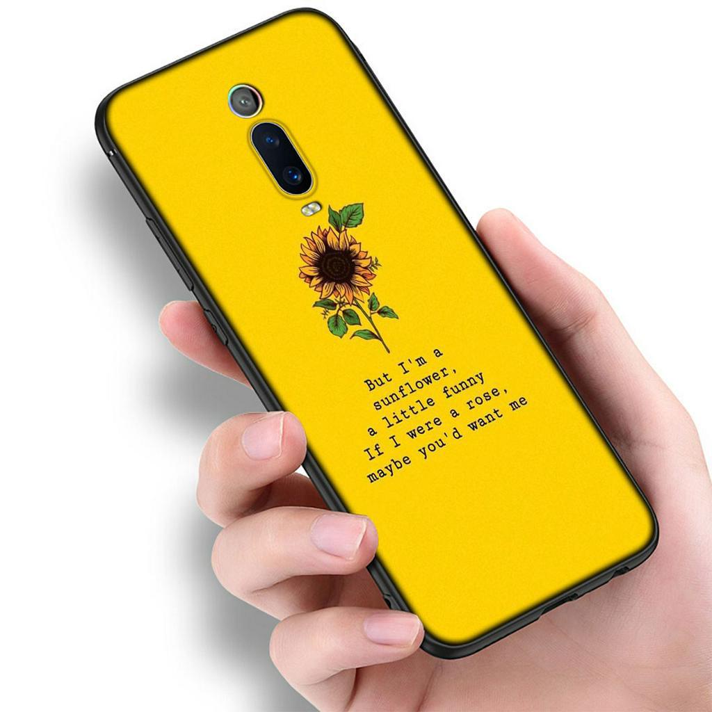 Ốp Lưng Silicon Mềm Họa Tiết Hoa Hướng Dương Màu Vàng Cho Xiaomi Mi 8 9 Se Lite Pro 6 F1 A1 A2 5x 6x Iqi105