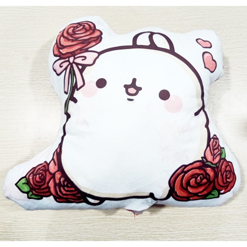 Gấu bông molang dạng gối 40cm GB4I14 gấu bông cute gấu bông dễ thương