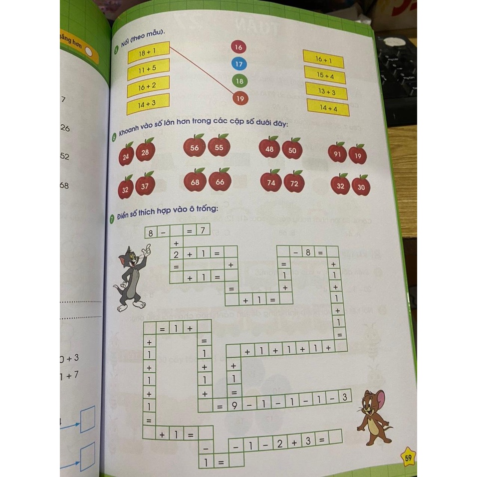 Sách - Phiếu bài tập cuối tuần toán 1 ( Megabook )