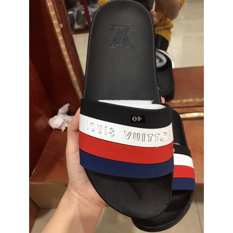 Dép Nam Quai Ngang LV CAO SU full size 38-43