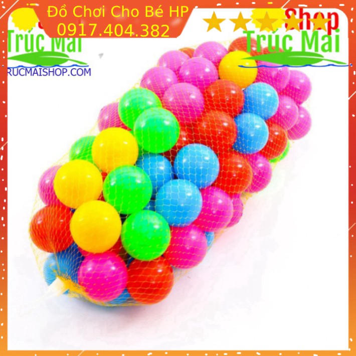 [SIÊU SALE] [Mã TOYJAN hoàn 20K xu đơn 50K] Túi 15 quả bóng nhựa Việt Nam nhiều màu ✅  Đồ Chơi Trẻ Em HP