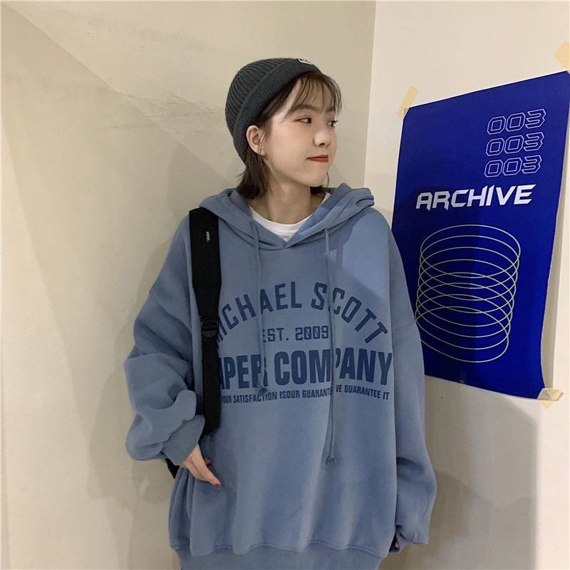 Áo Nỉ Nữ Dài Tay Có Mũ Thời Trang Hàn | BigBuy360 - bigbuy360.vn