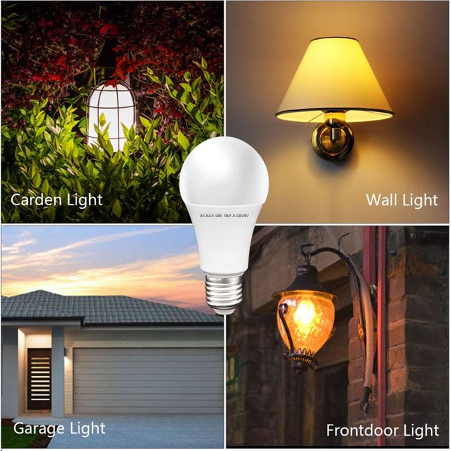 Bóng đèn Led cảm ứng sóng radar 20 mét, tự động bật tắt, chipled Osram chính hãng