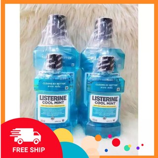 Cặp Nước Súc Miệng Listerine Cool Mint 750ml+250ml Thái Lan