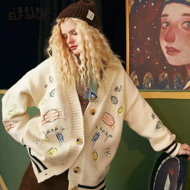 Áo len dáng rộng phong cách Hàn Quốc | BigBuy360 - bigbuy360.vn