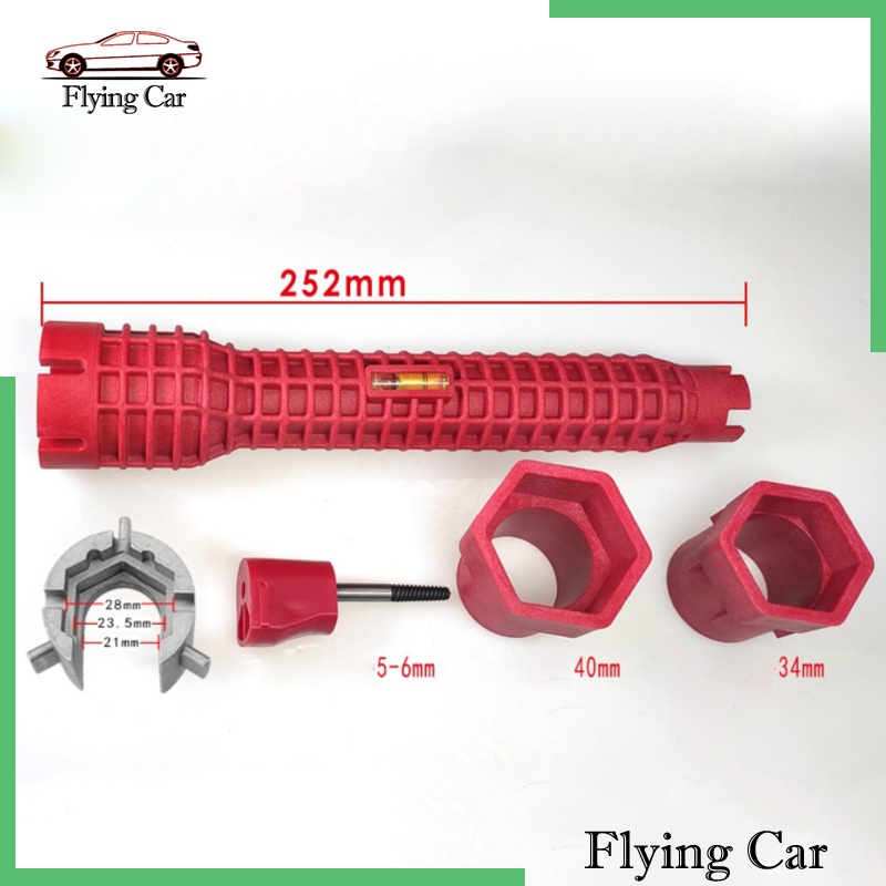 [Lzdjfmy2] Cờ Lê Lắp Đặt Ống Nước Bồn Rửa Đa Năng Chống Trượt Dễ Sử Dụng Cho Nhà Bếp Nhà Tắm