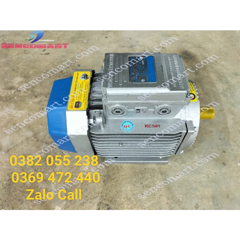 GIẢM GIÁ mô tơ động cơ điện 1 pha 1,5kw tốc chậm 1400v/p, dây đồng 100%, bảo hành 12 tháng