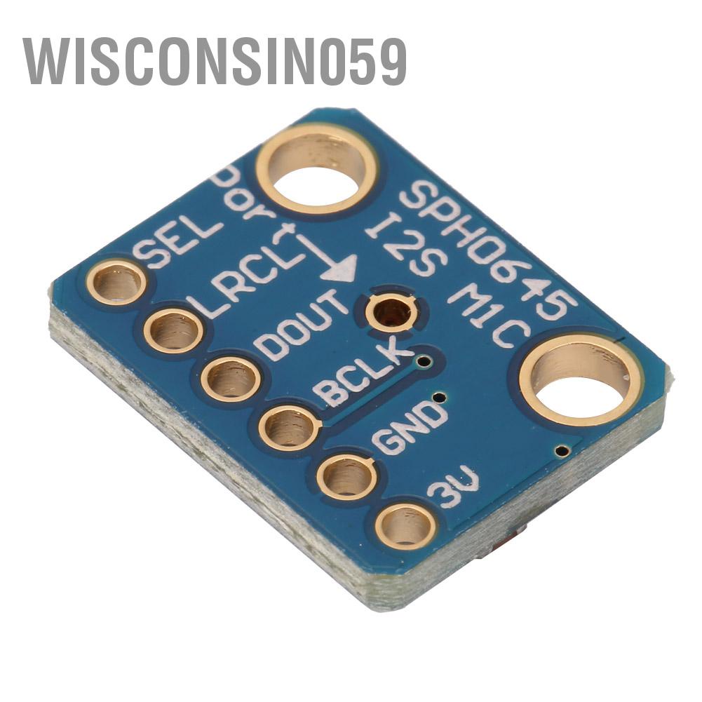 Mô-đun bảng đột phá micrô SPH0645 I2S MEMS 50Hz-15KHz【wisconsin059】