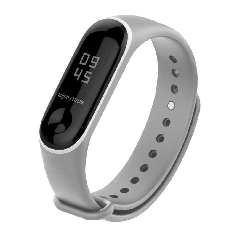 Dây đeo bằng silicone nhiều màu cho đồng hồ thông minh Xiaomi Mi Band 3 4 ( 20 màu tùy chọn )