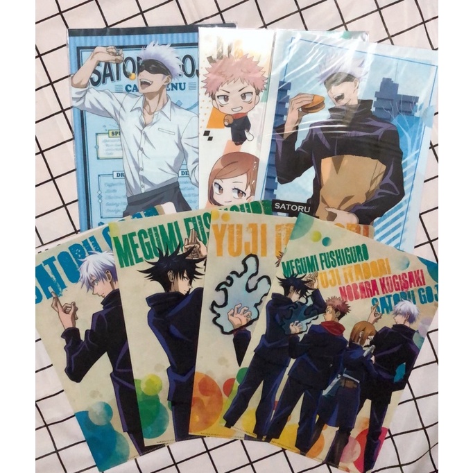 Bìa hồ sơ Clear File Jujutsu Kaisen/ Chú thuật hồi chiến